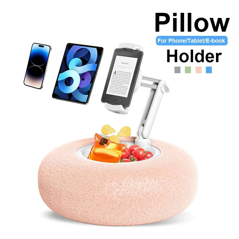 Plüsch Kissen Snack Bowl Tablet & Telefonhalter