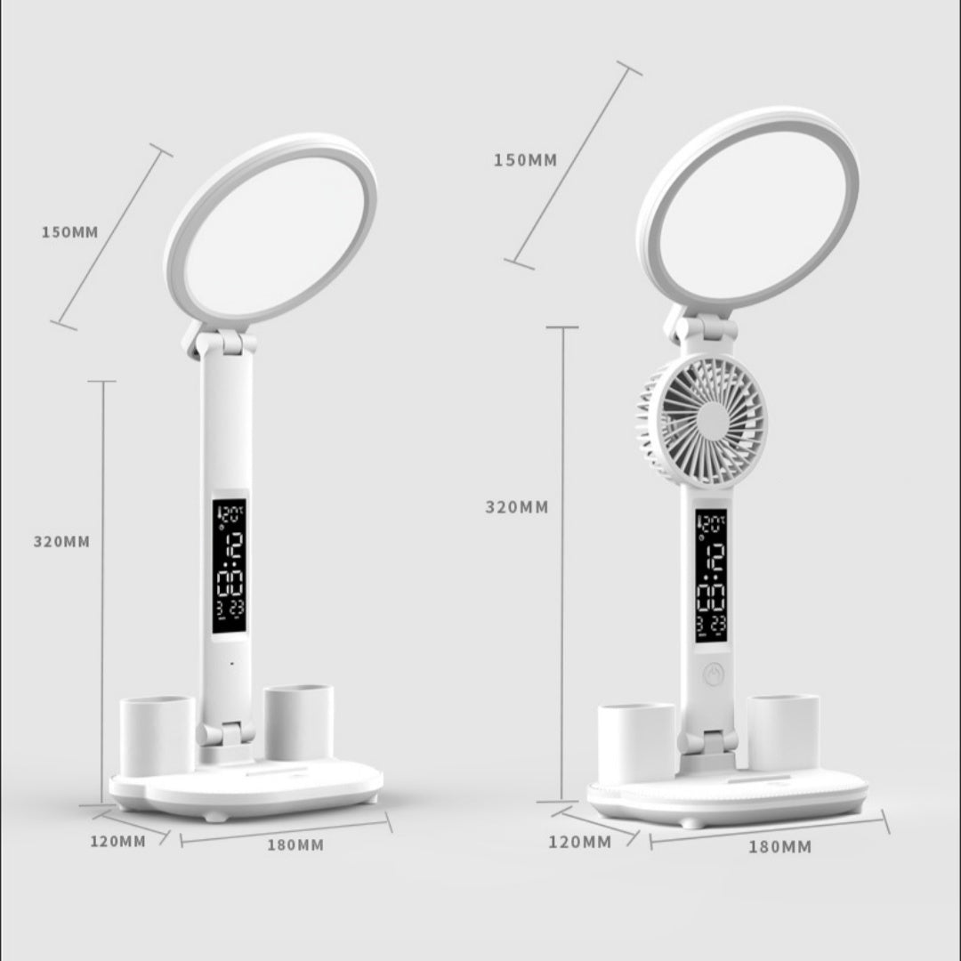 LED-Tischlampe mit Ventilator