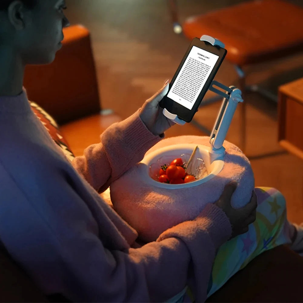 Plüsch Kissen Snack Bowl Tablet & Telefonhalter