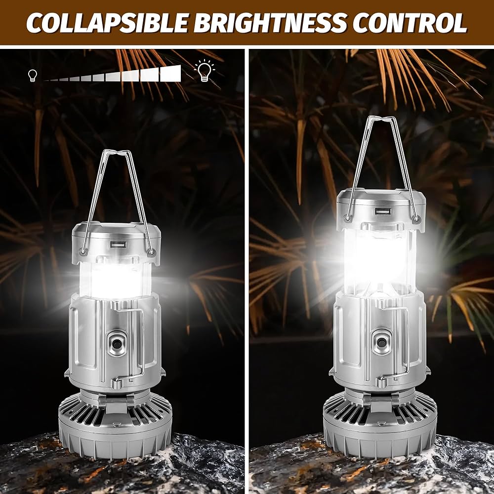 Camping Lampe mit USB und Solar 👥 Doppelpack-Special 2x Camp Light – nur CHF 69.90 (statt 79.80)