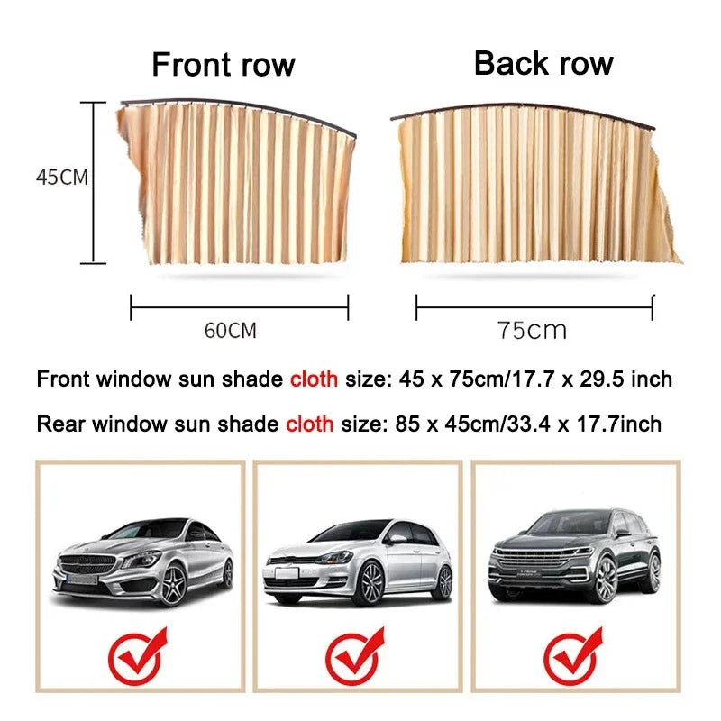 Magnetwagen Sonnenschirm Fenstervorhang