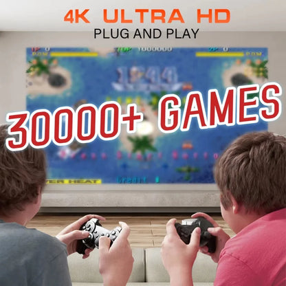 4K Smart Projektor mit 2 Gamepads