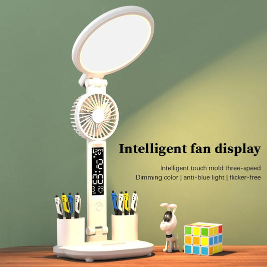 LED-Tischlampe mit Ventilator