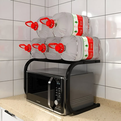 Platzsparendes Metallregal für die Küche