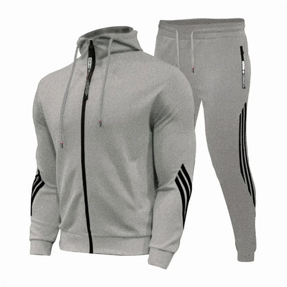 Zipper Hoodie Set