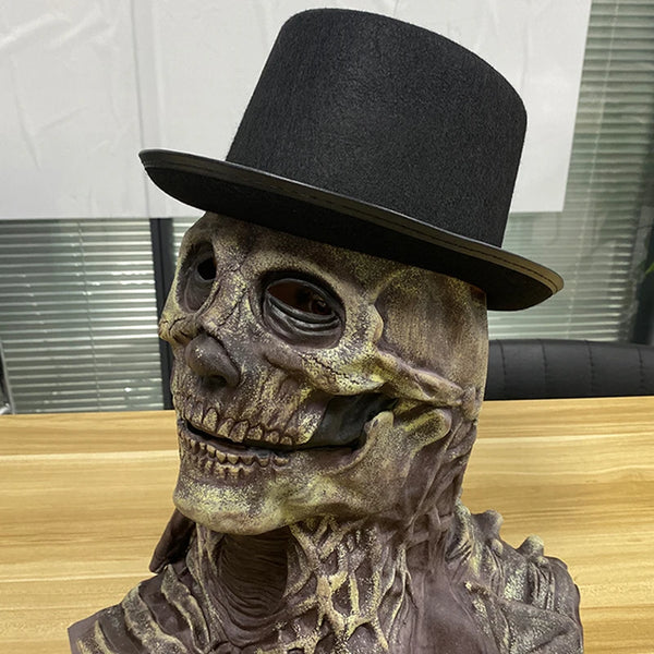 Gruselige Halloween Skelettmaske