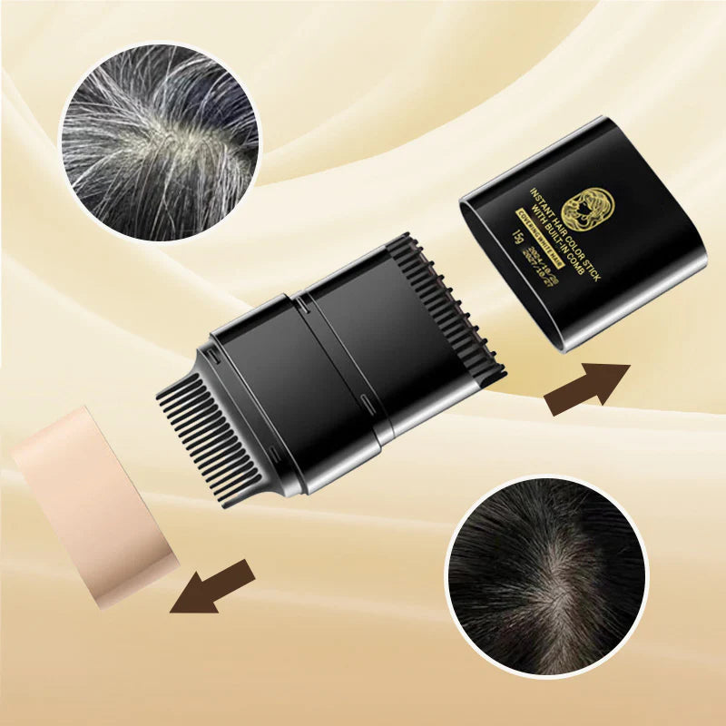 Instant-Haarfarbstift mit integriertem Kamm